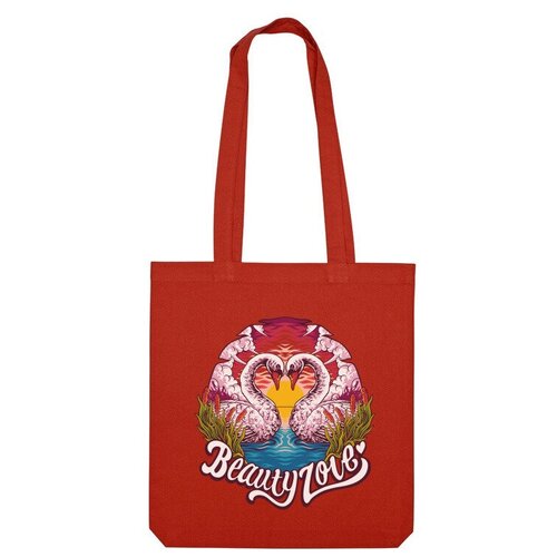 фото Сумка шоппер us basic, красный