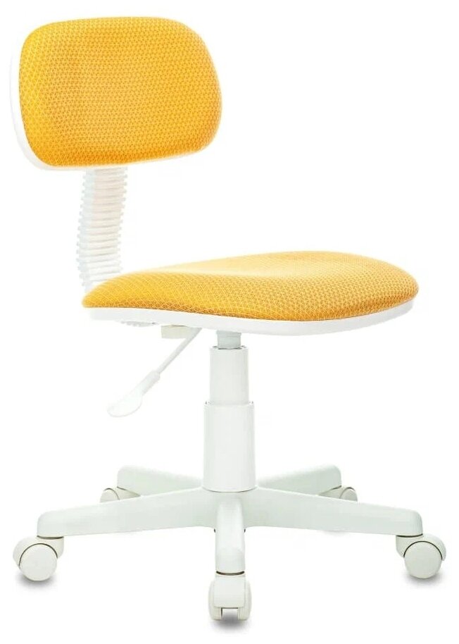 Бюрократ CH-W201NX/YELLOW Детское кресло (ткань V398-30, желтая)