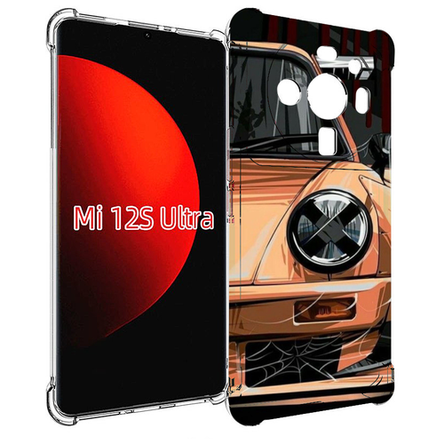 Чехол MyPads Порш мужской для Xiaomi 12S Ultra задняя-панель-накладка-бампер чехол mypads филадельфия флаерс мужской для xiaomi 12s ultra задняя панель накладка бампер