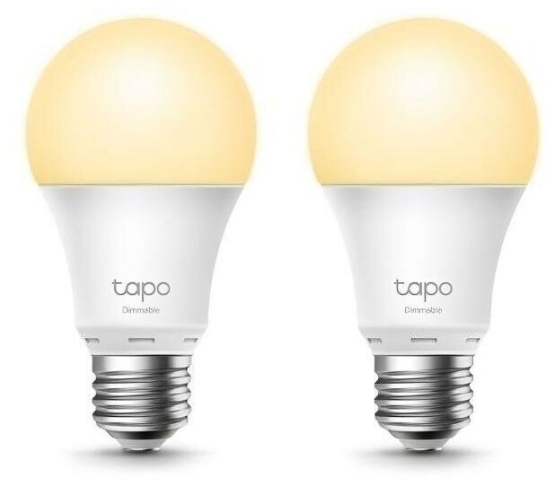 TP-Link Tapo L510E Smart Wi-Fi Light Bulb, Dimmable, E27 base, 2700K, 220V, 50/60 Hz, 60W Equivalent, Energy Class A+, 2.4GHz, 802.11b/g/n, Tapo APP,