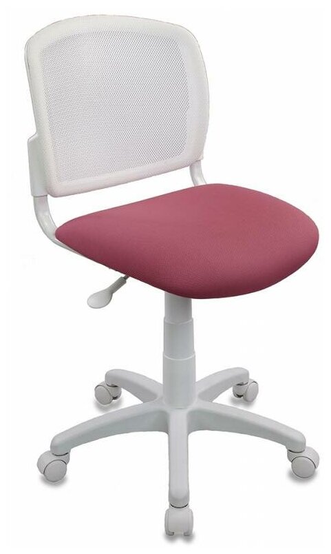 Кресло офисное Бюрократ CH-W296NX 26-31 white-pink