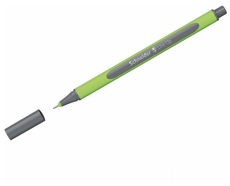Ручка капиллярная Schneider Line-Up (0.4мм, трехгранная) темно-серая (191021)