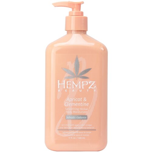 Молочко hempz apricot & clementine smoothing herbal body moisturizer
