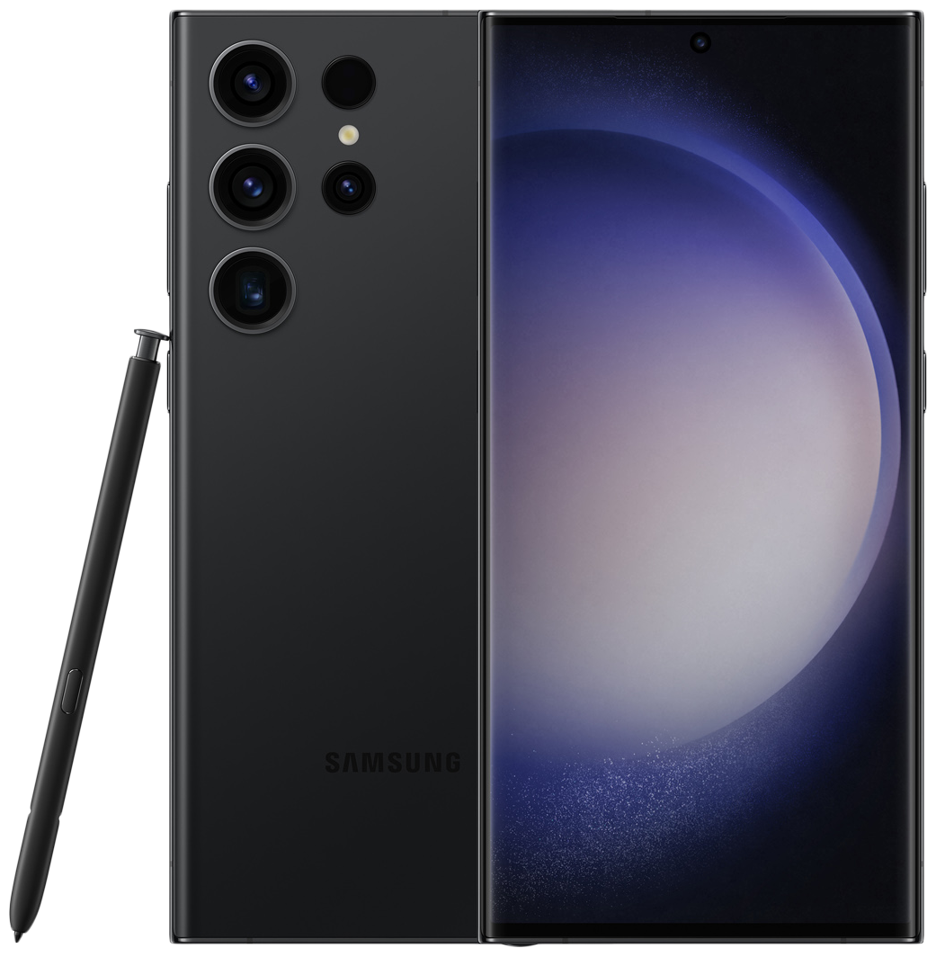 Смартфон Samsung Galaxy S23 Ultra 12/256 ГБ, Dual: nano SIM + eSIM, черный фантом