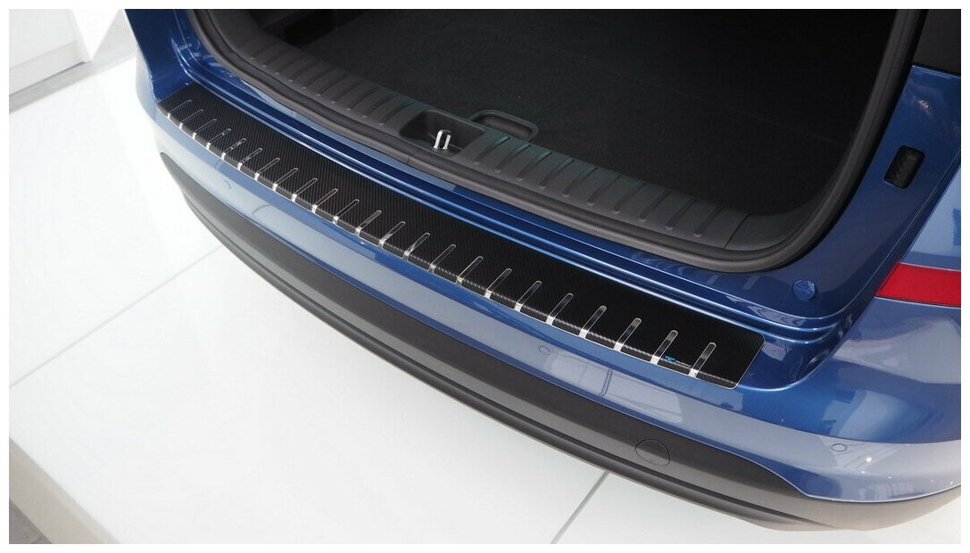 Накладка на задний бампер Hyundai Tucson III рестайлинг 2018-2021