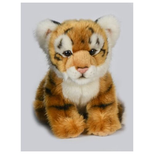 Игрушка мягконабивная LEOSCO Дикие кошки Тигр рыжий 26 см игрушка мягконабивная leosco дикие кошки снежный барс 23 см