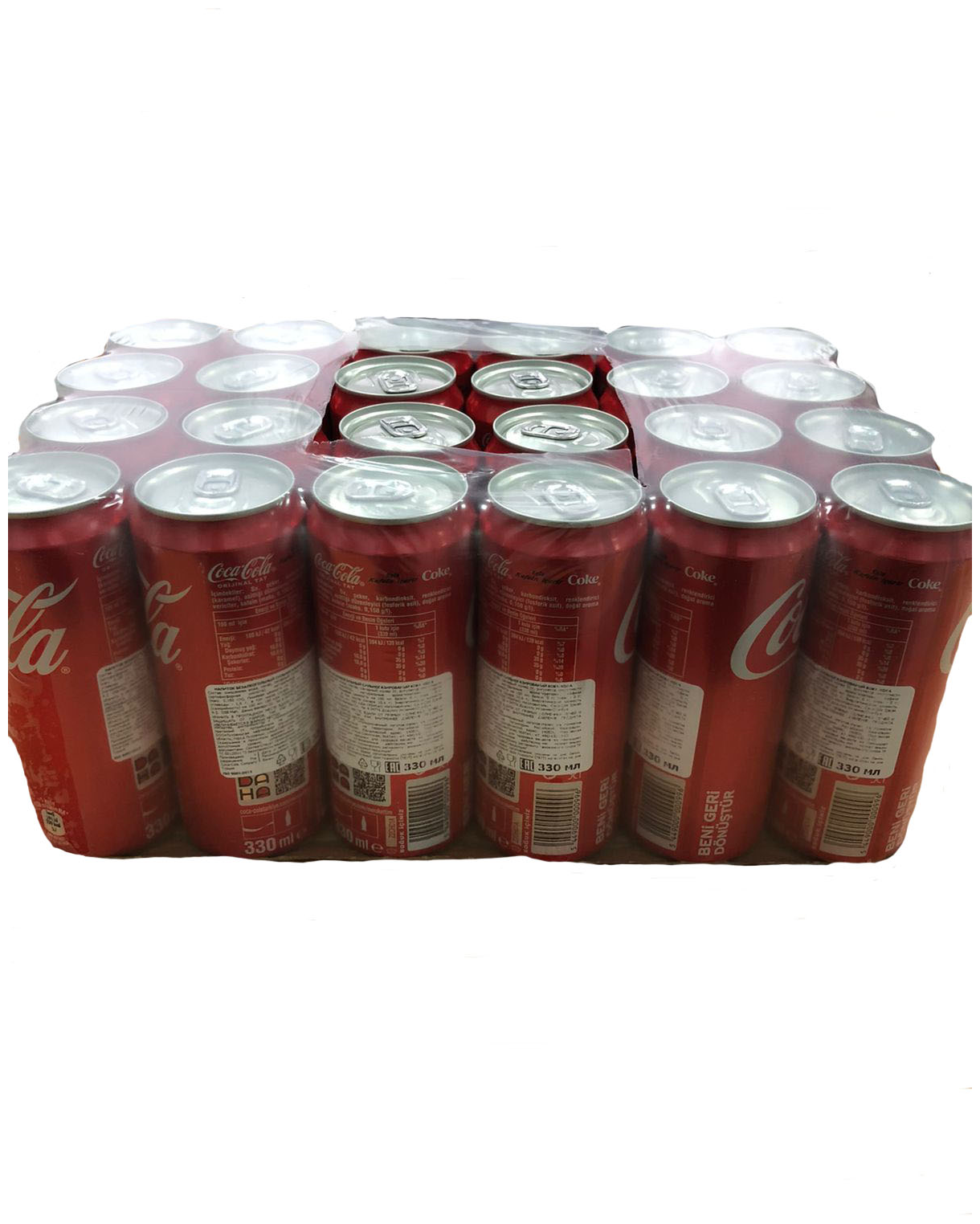 Coca Cola Турция ORIJINAL TAT , жестяная банка 0,33 мл, в упаковке по 24 банки - фотография № 2
