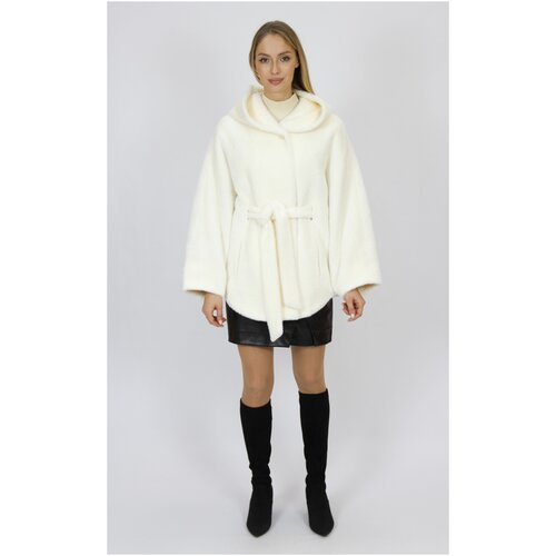 KR-289 Пальто женское белый Kristina Moda
