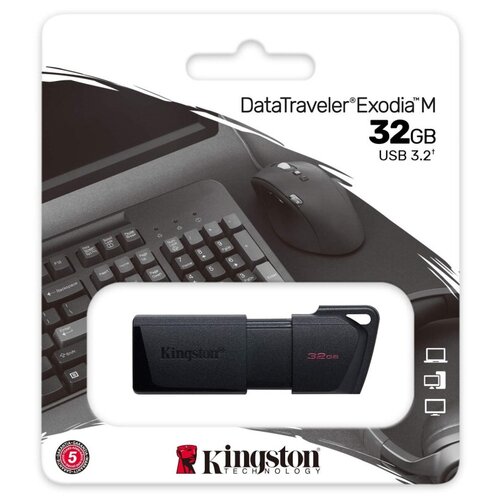 Kingston DataTraveler Exodia M, 32 Гб, USB 3.2 gen.1
