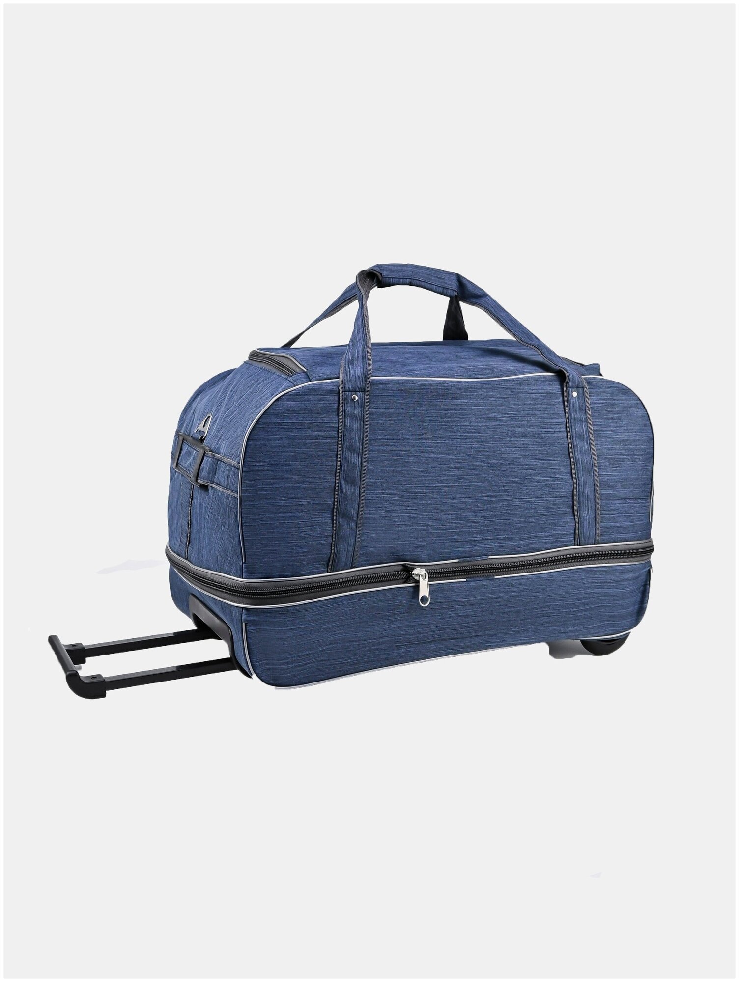 Дорожная сумка на колесах c раздвижкой, чемодан тележка для путешествий, мужская женская - фотография № 6
