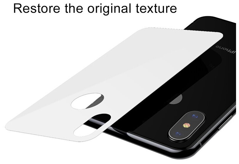 Защитное стекло Baseus (SGAPIPH65-BM02) для iPhone Xs Max (White) - фото №3