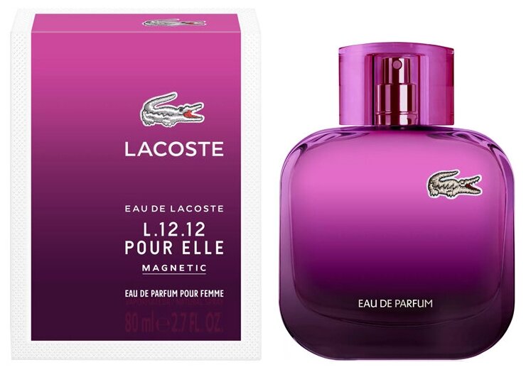 Lacoste, Eau De Lacoste L.12.12 Pour Elle Magnetic, 80 мл, парфюмерная вода женская