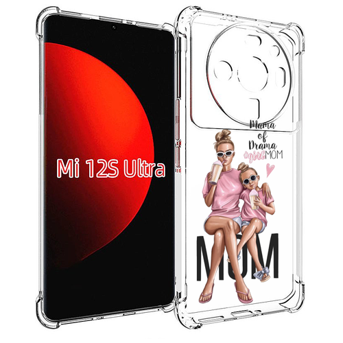 Чехол MyPads Мама-мечты женский для Xiaomi 12S Ultra задняя-панель-накладка-бампер