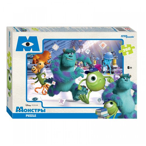 Пазл Монстры, Disney, 260 деталей / Step Puzzle super 3d puzzle монстры 500 элементов