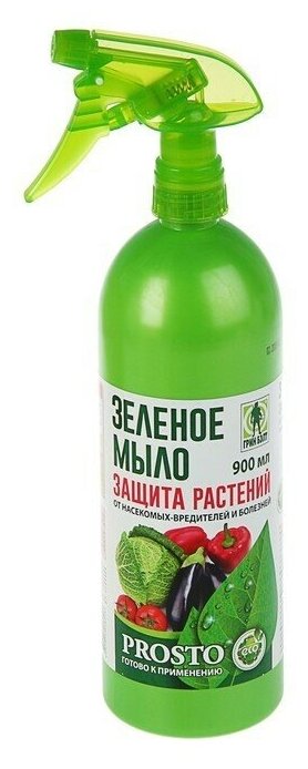Зеленое мыло жидкое (калийное) Prosto, 900 мл
