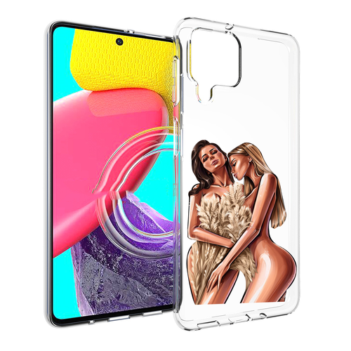 Чехол MyPads Иллюстрированные-девушки женский для Samsung Galaxy M53 (SM-M536) задняя-панель-накладка-бампер