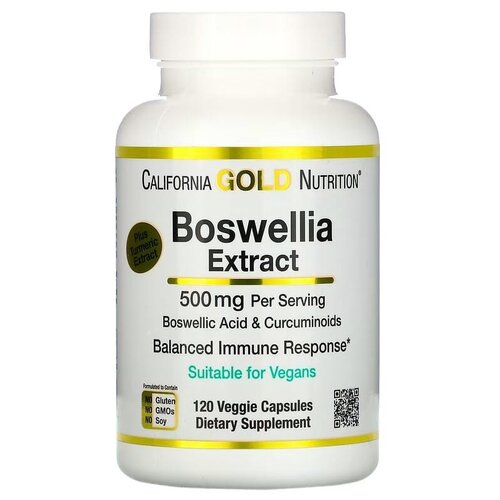 California Gold Nutrition Boswellia Extract вег.капс., 250 мг, 150 г, 120 шт.