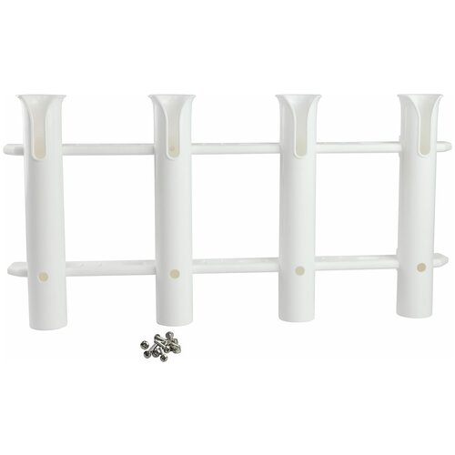 Держатель спиннинга 4 стакана белый 54078-04 4872₽