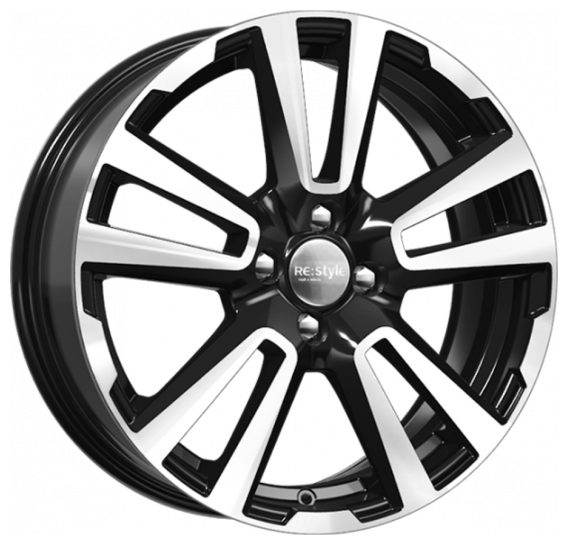 Диск K&k КС874 6.5x17/4x100 D60.1 ET43 алмаз чёрный