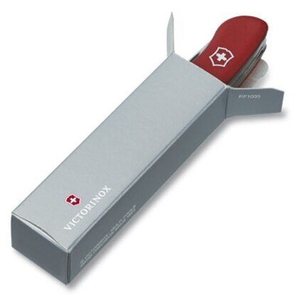 Нож Victorinox Sentinel One Hand belt-clip, 111 мм, 5 функций, с фиксатором лезвия, черный