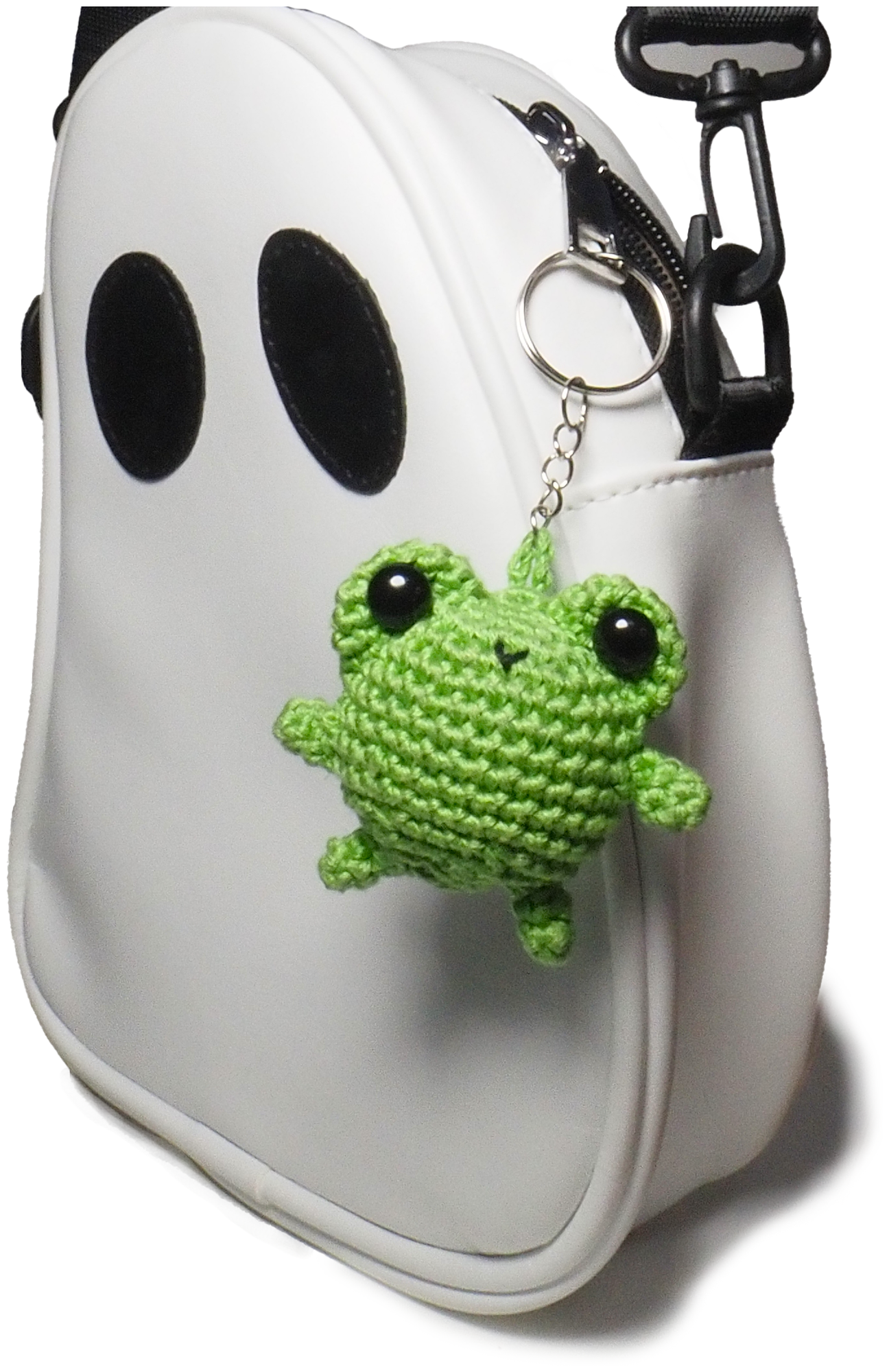 Набор для вязания "crochet internet" брелок жабка зеленая