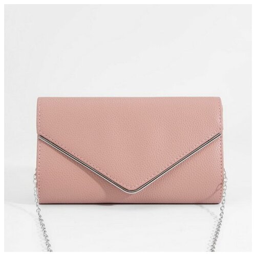фото Сумка клатч сима-ленд, розовый сима-лэнд