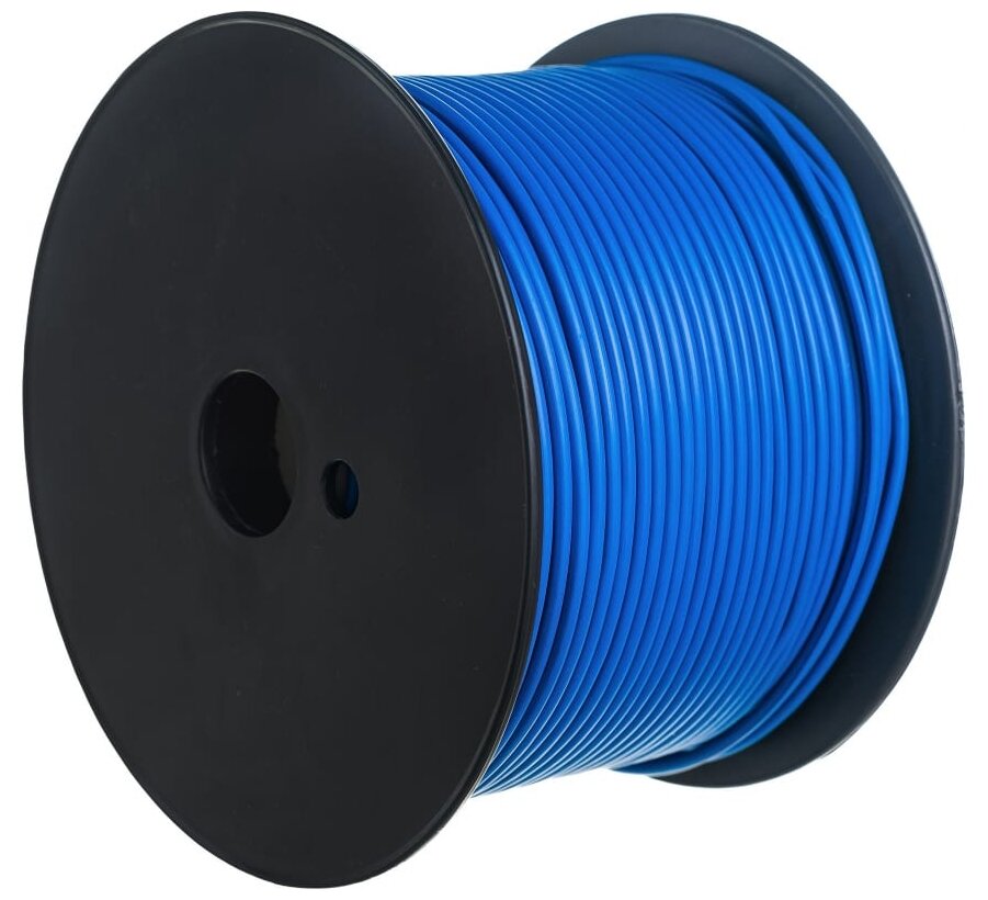Провод автомобильный синий REXANT сечение кабеля 1,0 мм, длина 100 метров / акустический кабель / электропроводка / провода акустические для авто