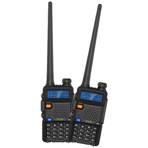 Комплект раций радиостанций WLN KD-UV1 улучшенный вариант Baofeng UV-5R зарядка MICRO USB скремблер 2 шт 599000₽