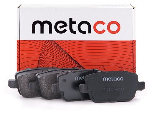 Колодки тормозные задние дисковые к-кт Metaco 3010018