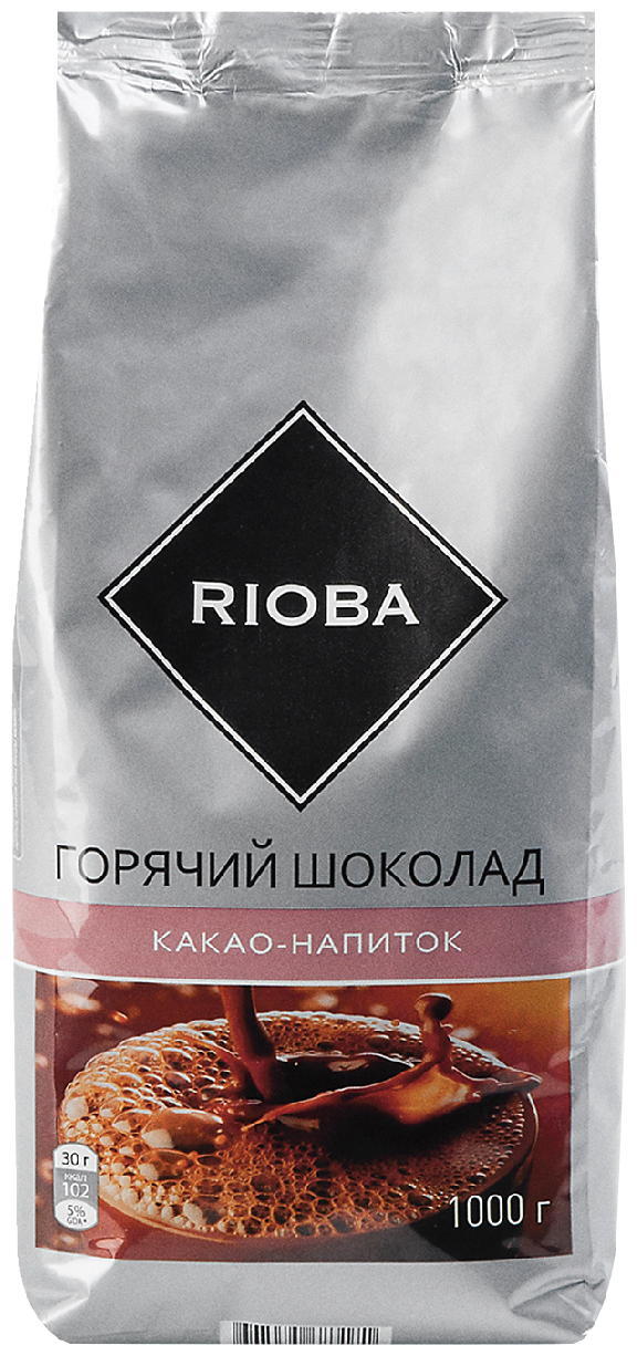 Rioba Какао-напиток растворимый Горячий шоколад, пакет, 1 кг - фотография № 2