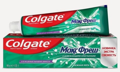 Изображение товара Зубная паста Colgate МаксФреш Нежная мята, 100 мл