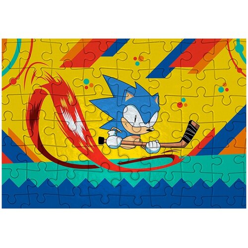 Пазл Картонный 38x26 см, размер А3, 300 деталей, модель Sonic Mania-4 пазл картонный 29x20 см размер а4 120 деталей модель игра sonic forces 1200