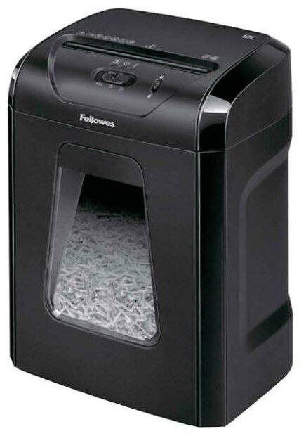 Шредер Fellowes Powershred® 12C, DIN P-4, 4х40мм, 12лст, 18лтр, Safety Lock