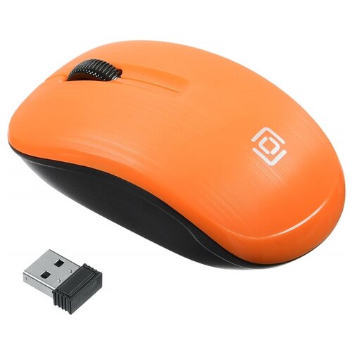 Мышь компьютерная Oklick 525MW оранжевый опт 1000dpi беспр USB 2but 1 шт 67400₽