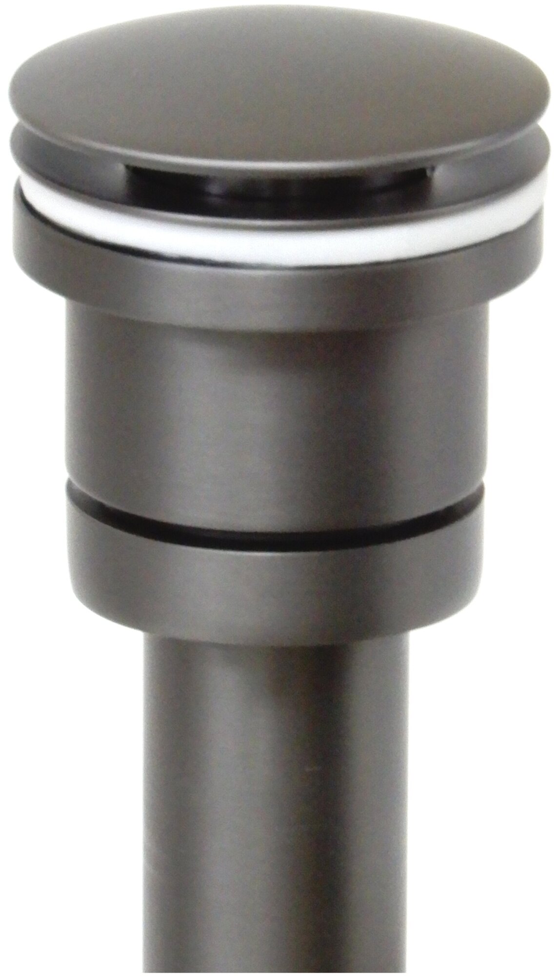 Сифон сливной для раковины и донный клапан AICITY КН034 универсальный цвет графит - фотография № 5