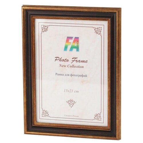 Фоторамка FA пластик Оптима тёмный орех 10х15 (40/1280) Б0039866