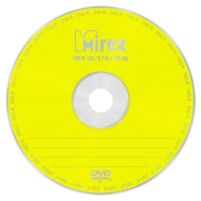 Компакт-диск Mirex DVD-R, 4,7 гб, 16x, конверт box, 1 шт (UL130003A1C)