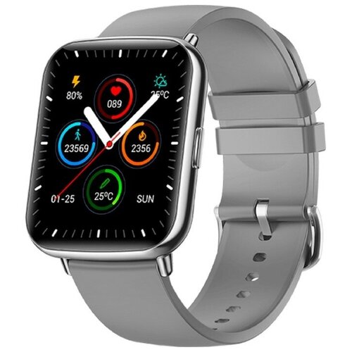 RunGo Смарт-часы RunGo W3 169 TFT измерение температуры давленияшагомерпульсометр серые 475400₽