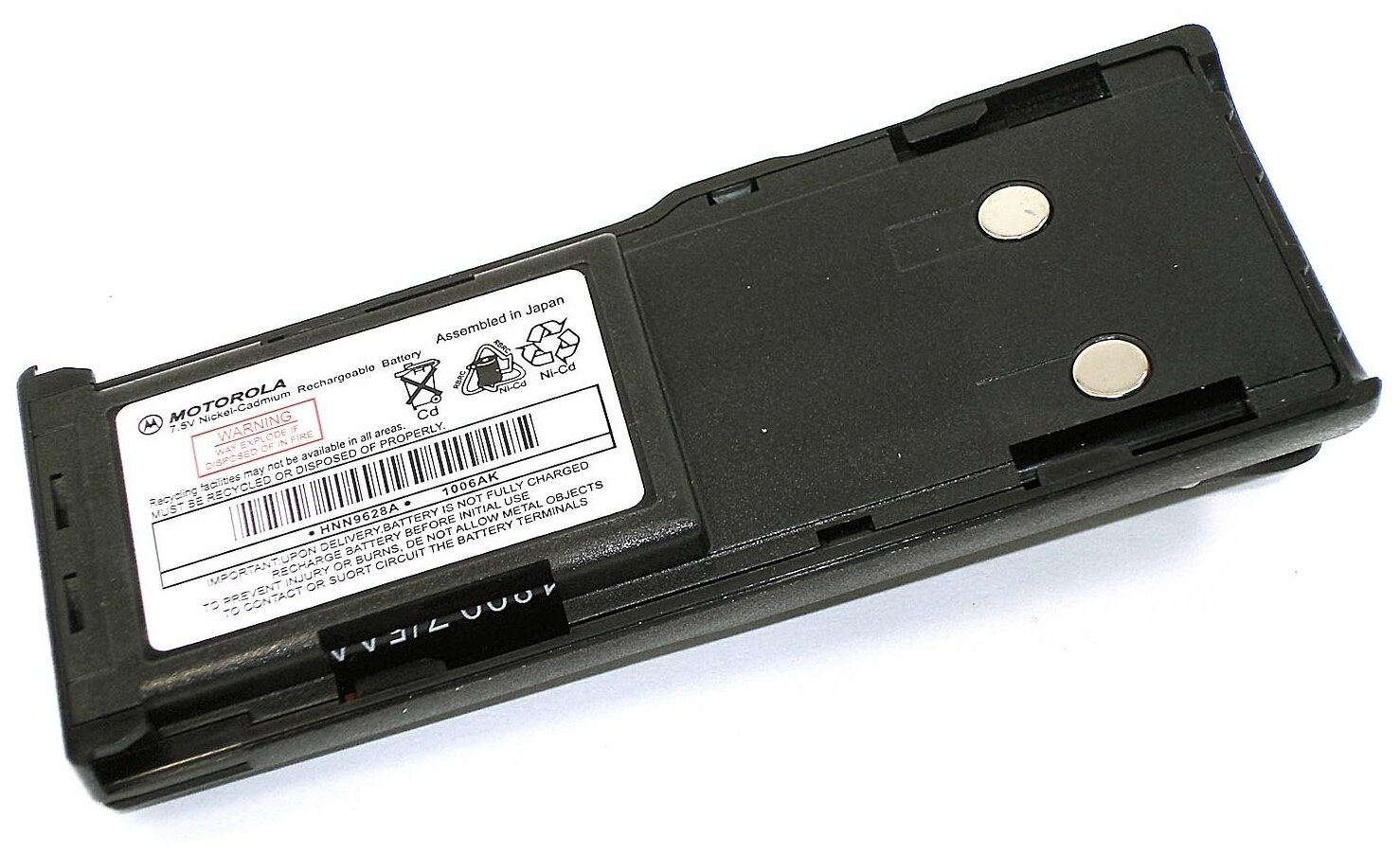 Аккумулятор для Motorola CP250 CP450 GP88 GP300 GP600 (HNN8133C) 1800mAh 7.5V Ni-Cd