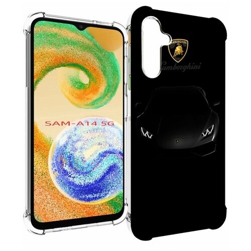 Чехол MyPads lambo ламба 4 мужской для Samsung Galaxy A14 4G/ 5G задняя-панель-накладка-бампер