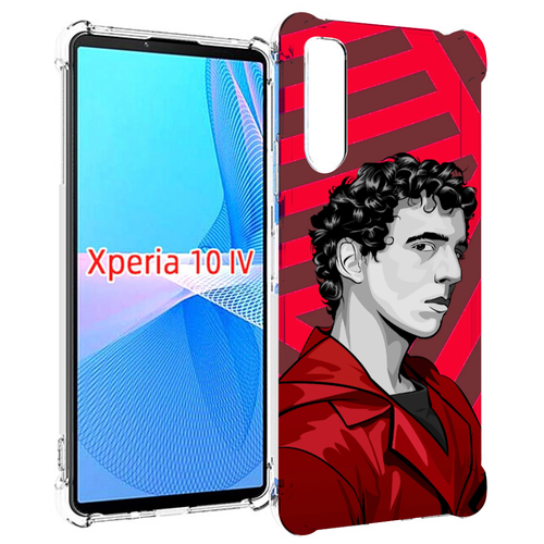 Чехол MyPads Рио-бумажный-дом для Sony Xperia 10 IV (10-4) задняя-панель-накладка-бампер