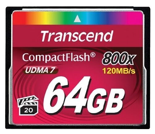 Карта памяти 64Gb Transcend 800x (TS64GCF800)