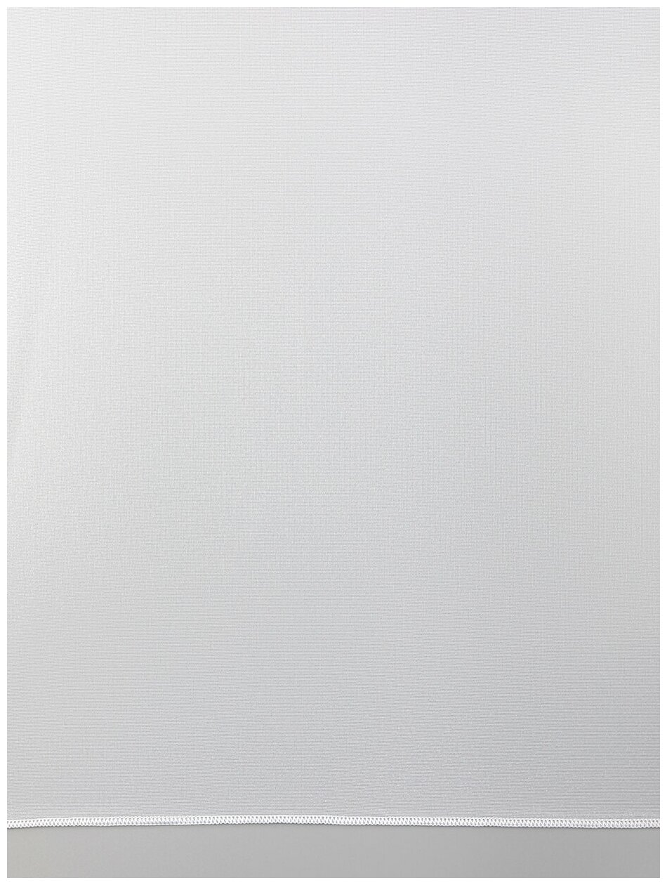 Тюль Шанти 300х260 см с утяжелителем, белый - фотография № 4