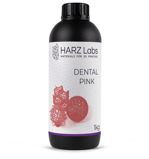 Фотополимер HARZ Labs Dental Pink (1 кг)