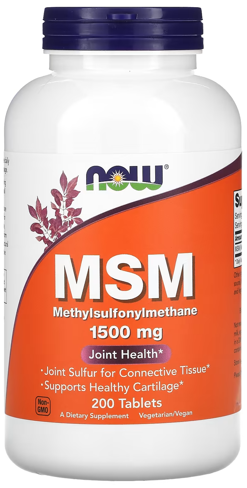 Now Msm (1500 мг) 200 таблеток