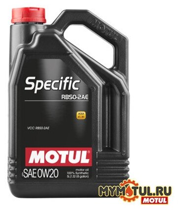 MOTUL Specific RBS0-2AE 0W20 5л