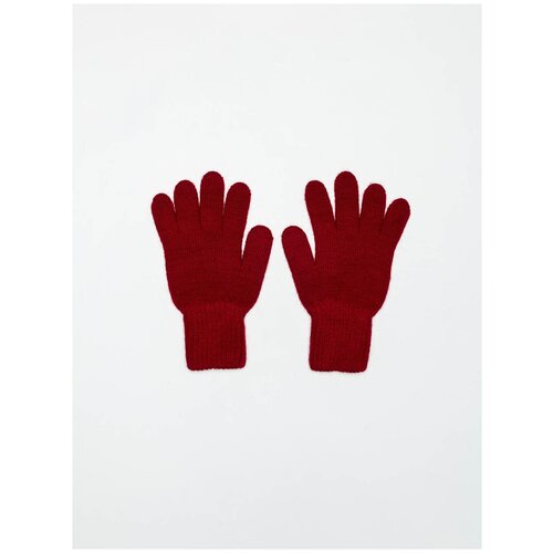 фото Перчатки landre зимние, шерсть, размер универсальный, красный