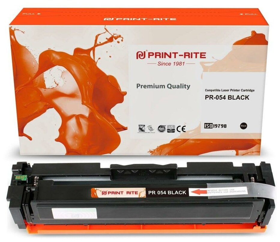 Расходный материал для печати Print-Rite PR-054 (054/TFCA05BPU1J) черный (Картридж)