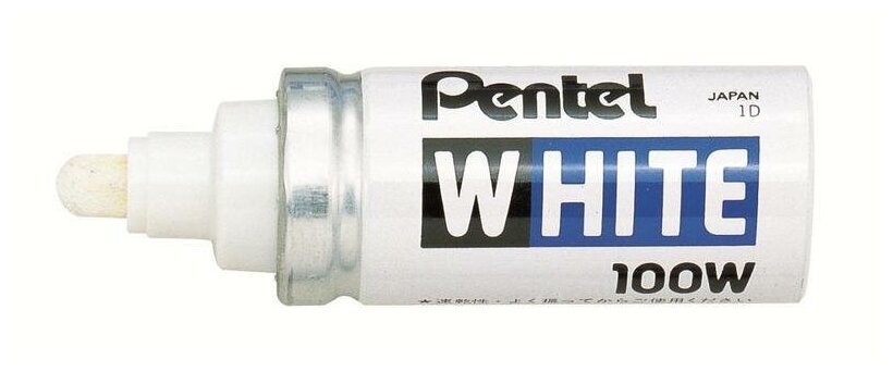 Маркер-краска Pentel White X100W белый