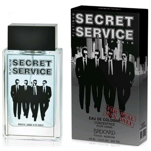 Brocard men Secret Service - Platinum Одеколон 100 мл.